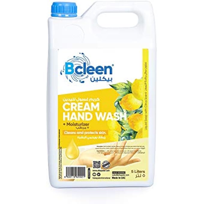 Bcleen صابون سائل لغسل اليدين من بيكلين مع معطر برائحة الليمون، 5 لتر - Image 1